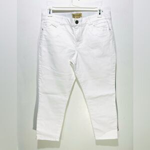 Democracy jeans AB technology capris denim pants white summer Women’s 16P New